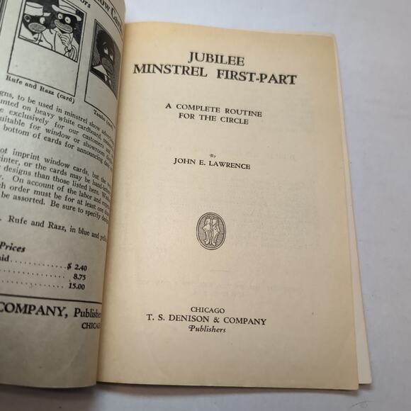 Lot of 4 Minstrel Booklets Denisons Dixie Jubilee Alabama First Part 20s - Picture 7 of 16